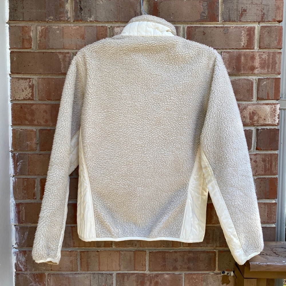 STAINED PATAGONIA FLEECE SHERPA JACKET MEDIUM - Picture 8 of 8